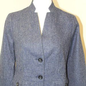 Talbots Classic Shetland Blazer, Grey, SZ 2P